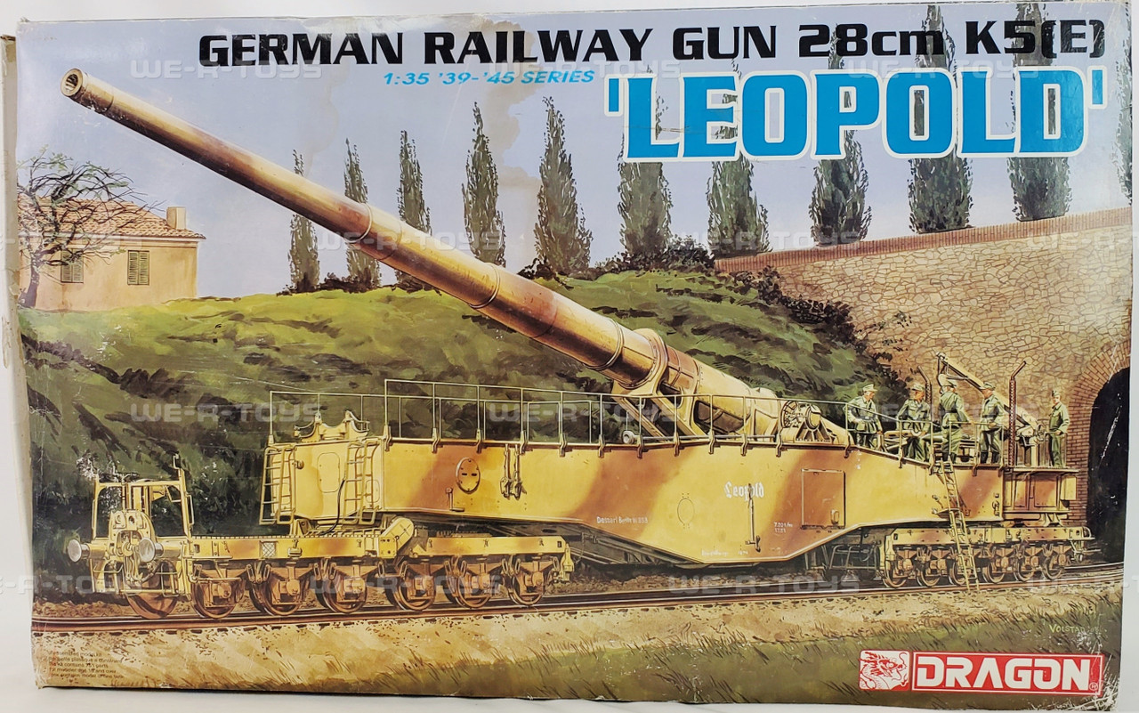Dragon Models Leopold German Railway Gun 1:35 Scale 2003 Dragon