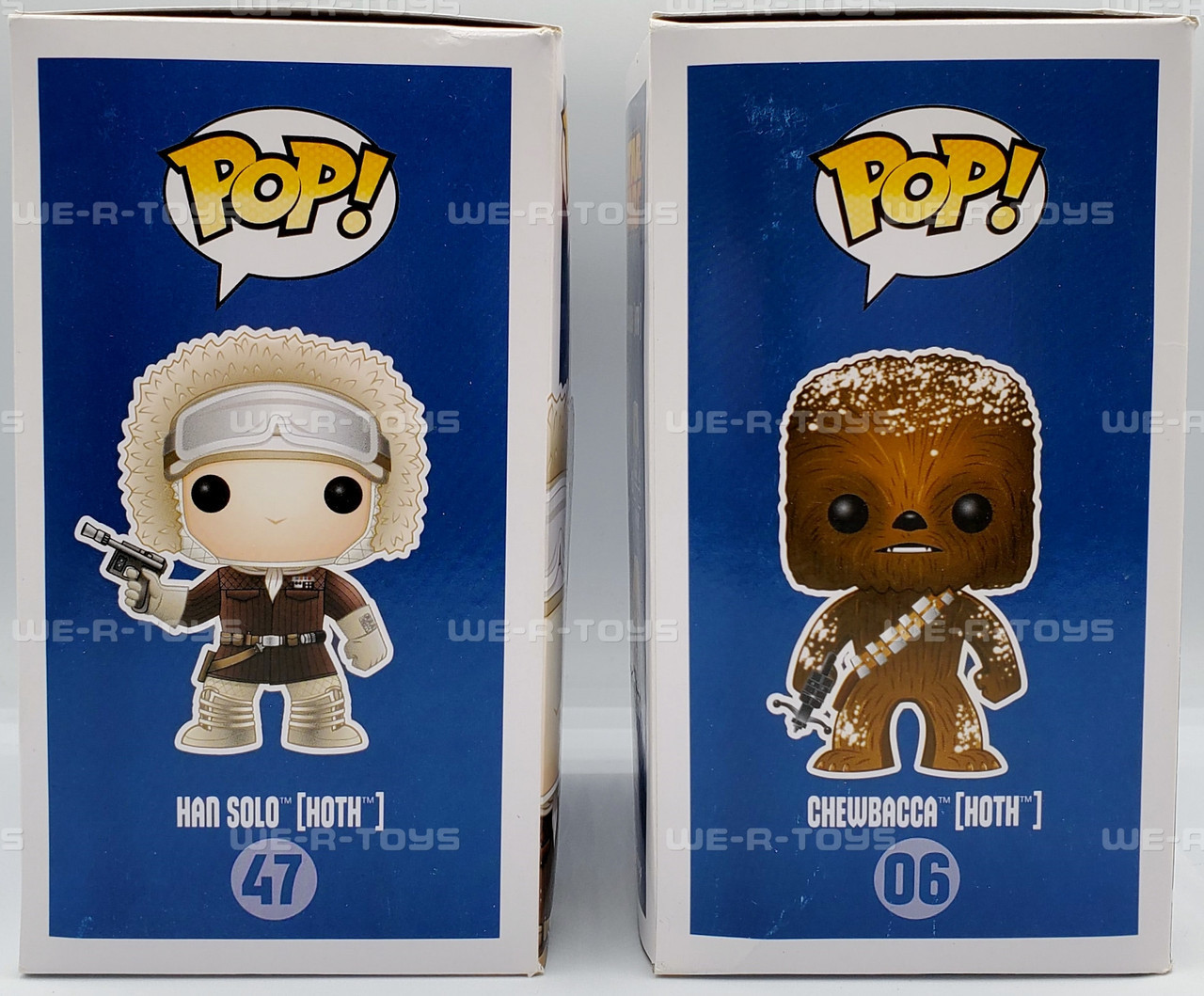 Funko Pop! Star Wars Han Solo Chewbacca Hoth Gamestop Exclusive