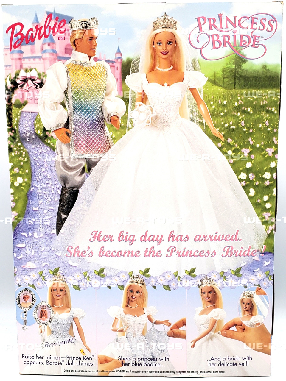 Barbie Princess Bride Doll 2000 Mattel #28251 USED - We-R-Toys Barbie Princess Bride Doll 2000 Mattel #28251 USED - We-R-Toys