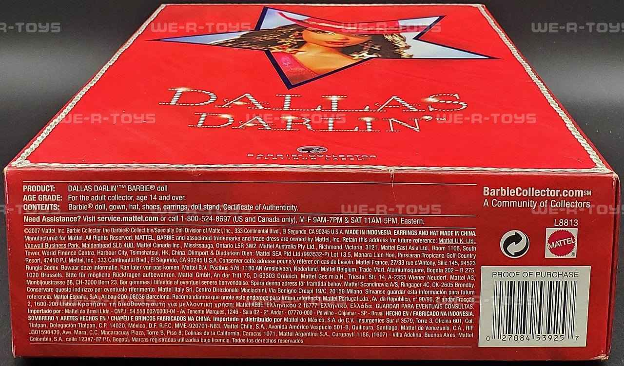 Barbie Dallas Darlin African American Doll Platinum Label
