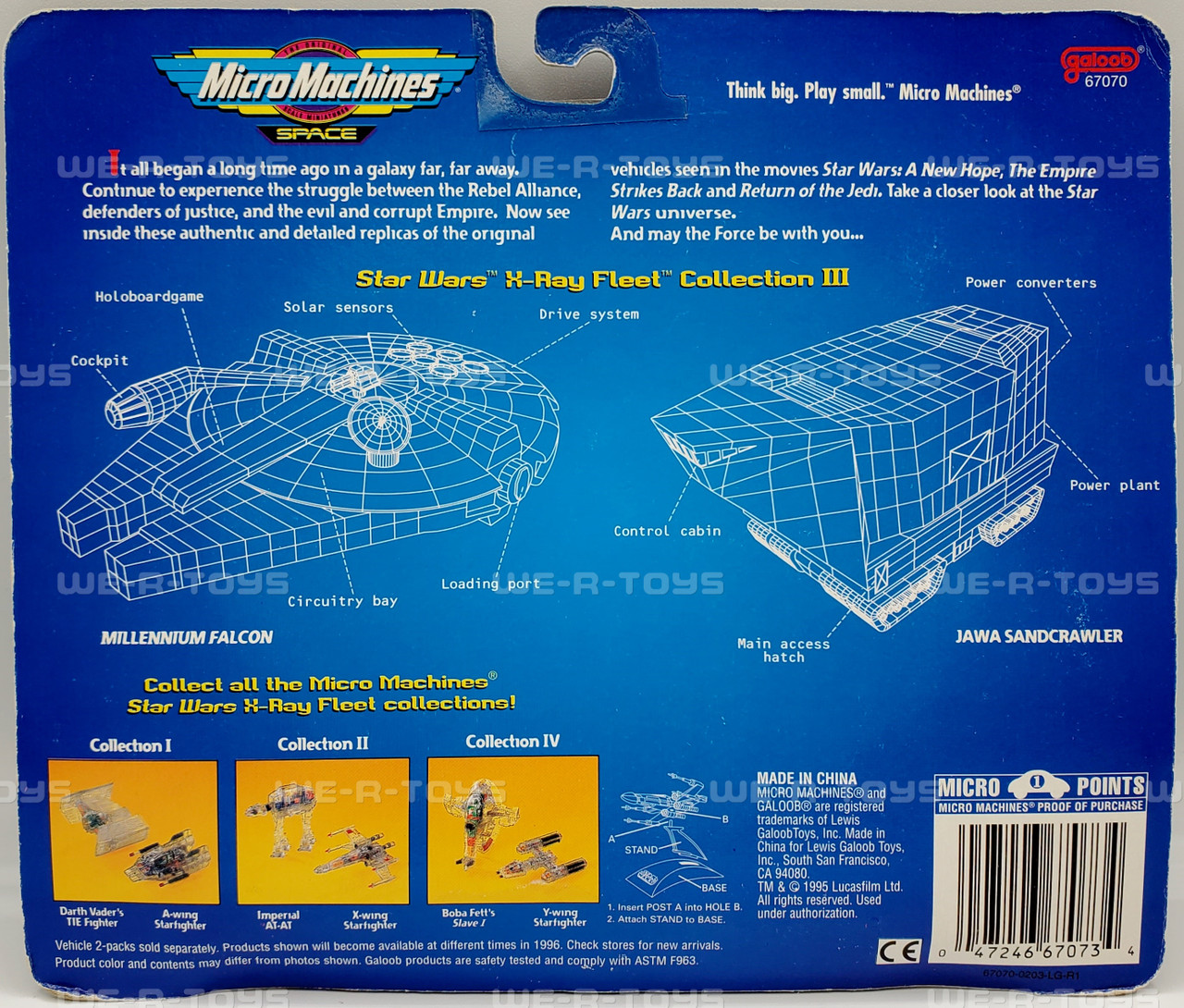 Star Wars X-Ray Fleet Collection III・Ⅳ・Ⅴ Star Wars Micro Machines X-Ray Fleet - Rebel Scale