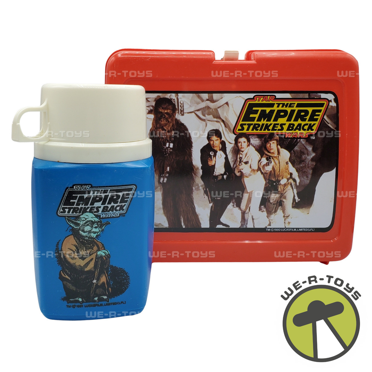 Star Wars The Empire Strikes Back Lunchbox w/ Thermos 1980 - We-R-Toys