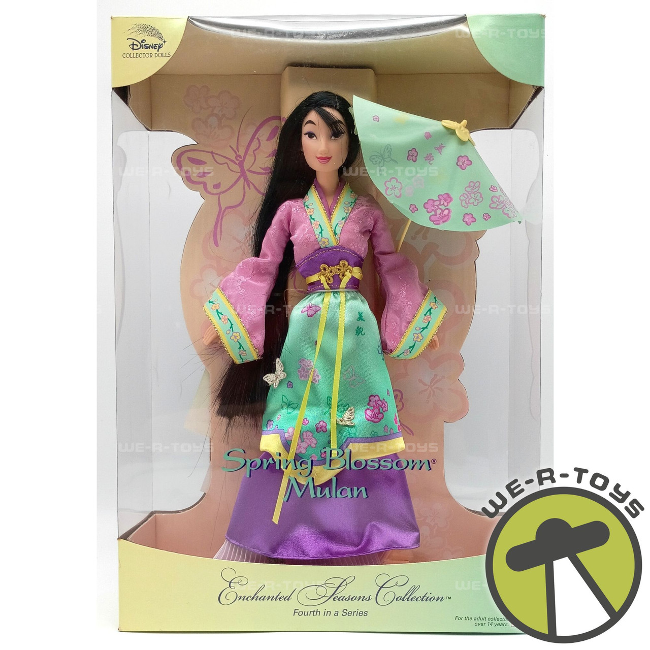 ディズニームーランドールSpring Blossom Mulan マテル社 Disney Spring Blossom Mulan Doll Enchanted Seasons Collection 2001