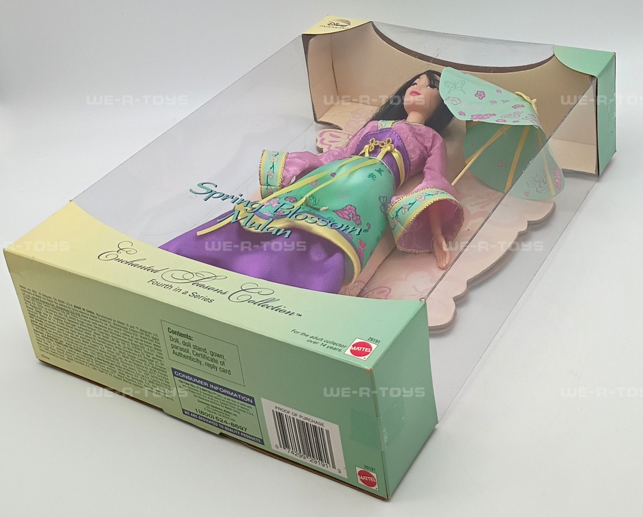 Disney Spring Blossom Mulan Doll Enchanted Seasons Collection 2001