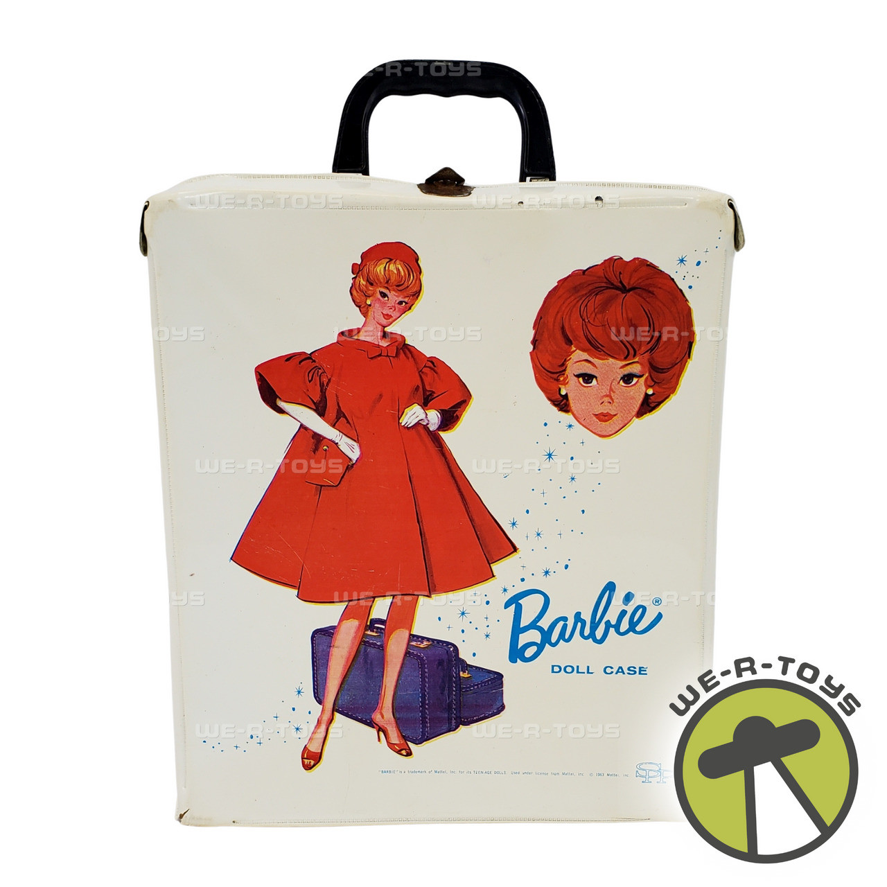 Vintage 1967 Barbie et Stacey double mallette de rangement pour poupées, transport qui se déplie dans une chambre avec des lits - France Vintage 1967 Barbie et Stacey double mallette de rangement pour poupées, transport qui se déplie dans une chambre avec des lits - France