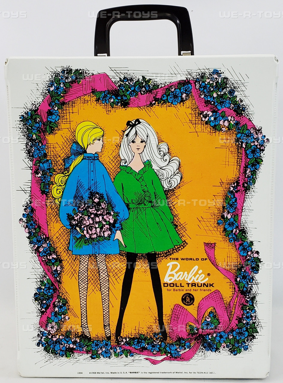 The World of Barbie Doll Trunk 1968 Mattel 1004 We R Toys
