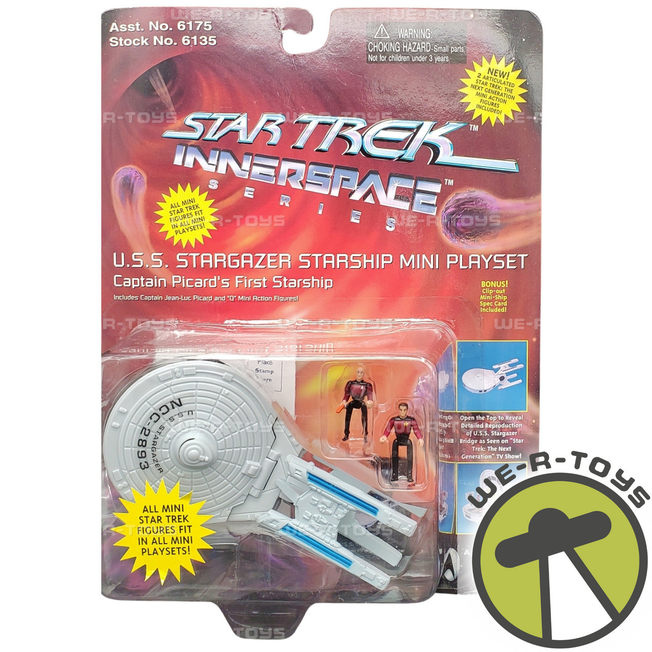 Star Trek Innerspace USS Stargazer Starship Mini Set 1995