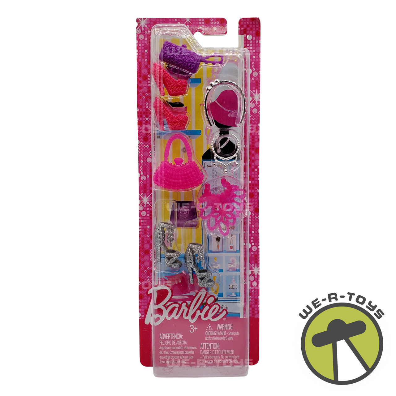 Barbie Shoes & Accessories Purple and Pink Doll Fashions