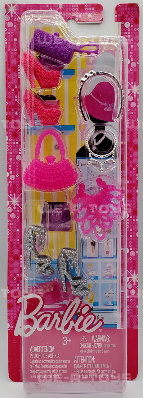 Barbie Shoes Accessories Purple and Pink Doll Fashions 2012