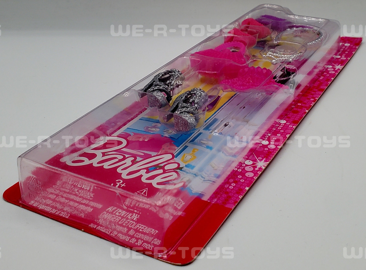 Barbie Shoes & Accessories Purple and Pink Doll Fashions