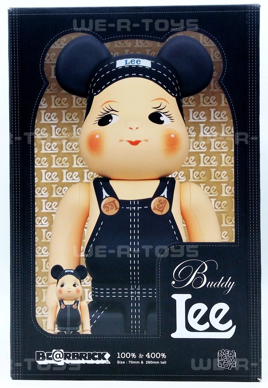 Medicom BE@RBRICK Lee Jeans Buddy Lee 100% u0026 400% Collectible Figures 2023  NRFB