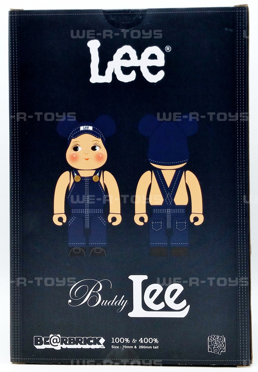 Medicom BE@RBRICK Lee Jeans Buddy Lee 100% u0026 400% Collectible Figures 2023  NRFB - We-R-Toys