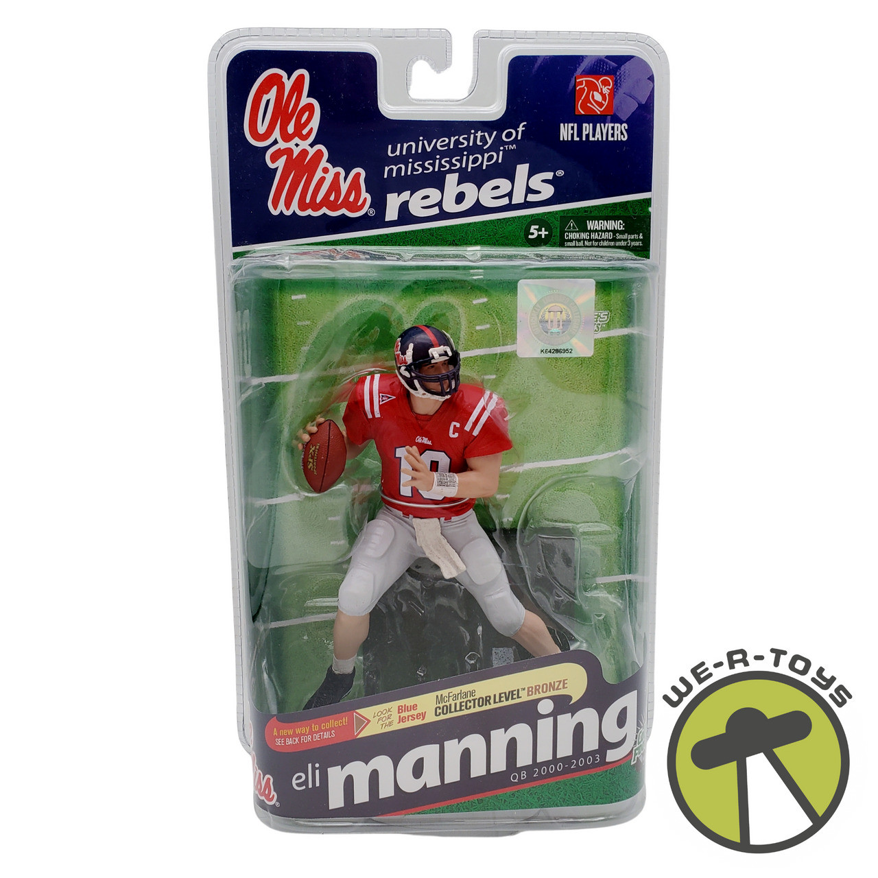 Ole Miss Eli Manning Action Figure University of Mississippi