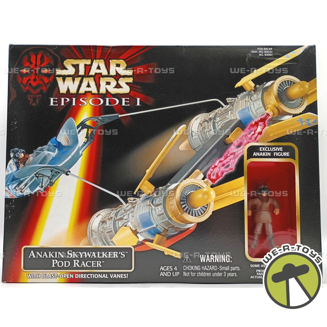 Star Wars Anakin Skywalker Pod Racer Vehicle & Anakin Figure 1999