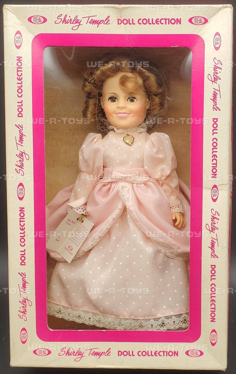 shirley temple doll pink dress VTG 1930s Ideal Toy Company & Novelty Co. 21" Shirley Temple Doll