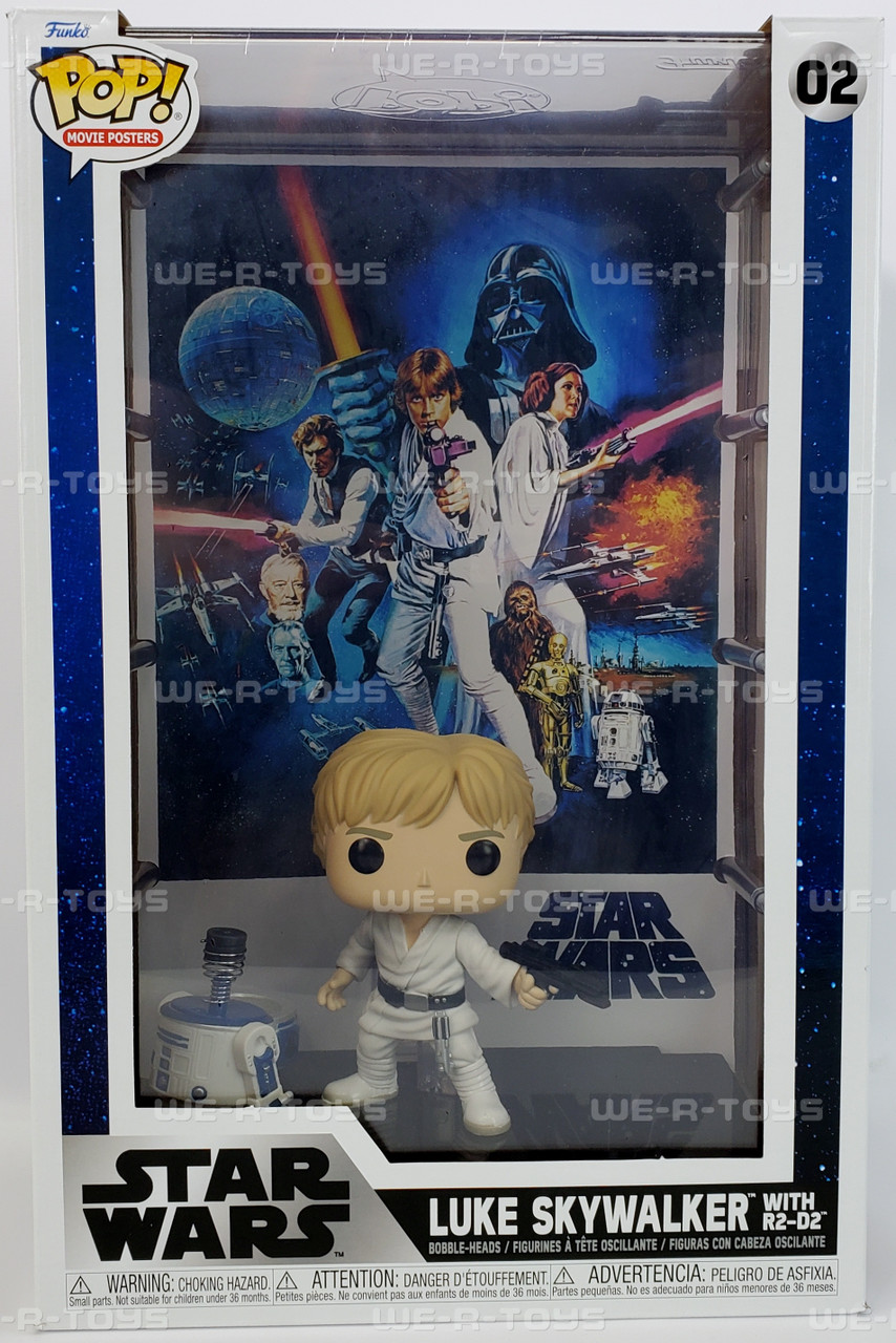 Funko Pop! Movie Poster Star Wars Luke Skywalker& R2-D2 Vinyl