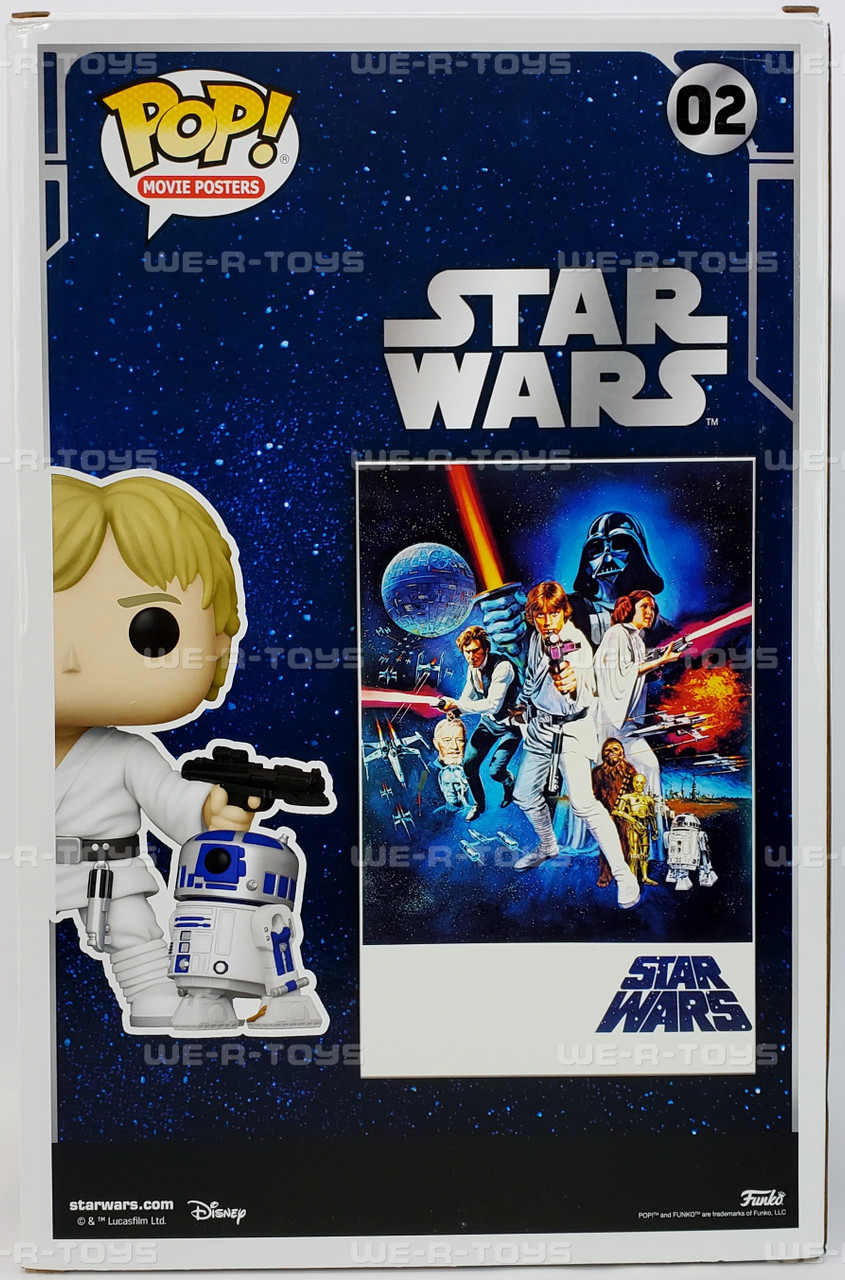 Funko Pop! Movie Poster Star Wars Luke Skywalker& R2-D2 Vinyl