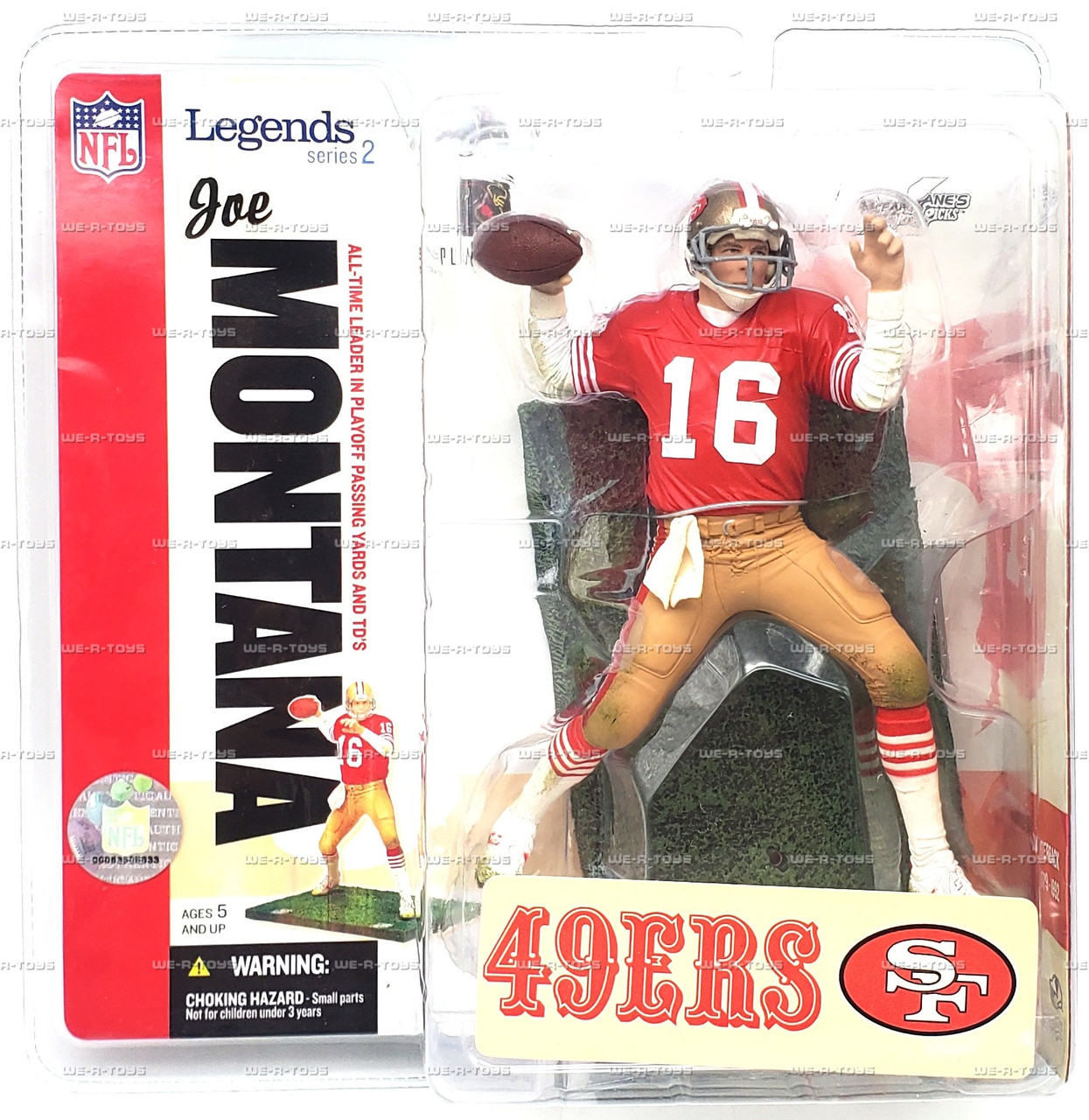 Joe Montana 49ERS フィギュア Legends Series 2 Joe Montana 49ERS フィギュア Legends Series 2 Joe Montana 49ERS