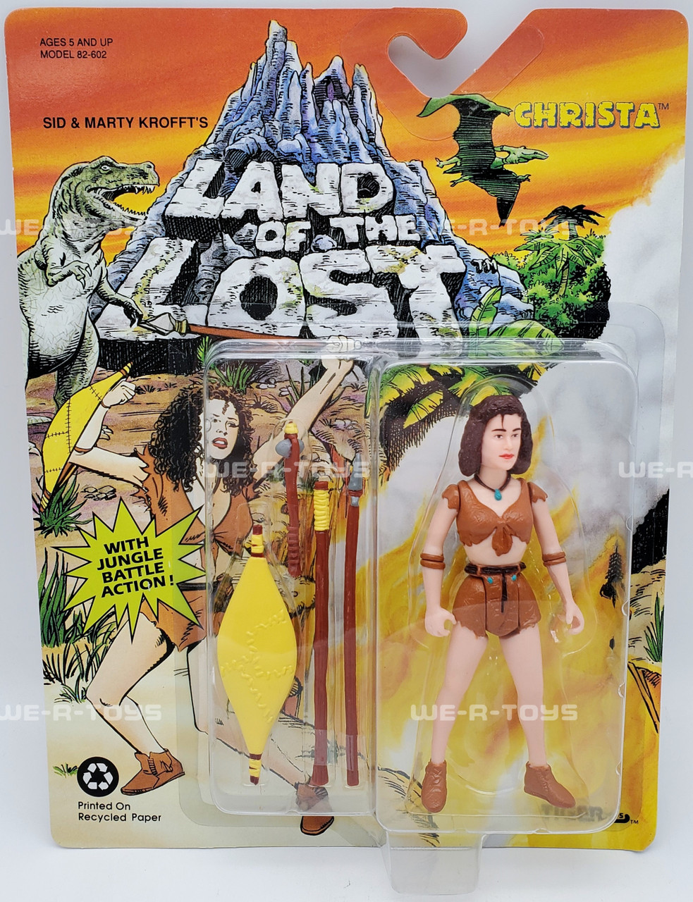 Land of the Lost Action Figures 1992 Tiger Toys #82-600 to #82-607