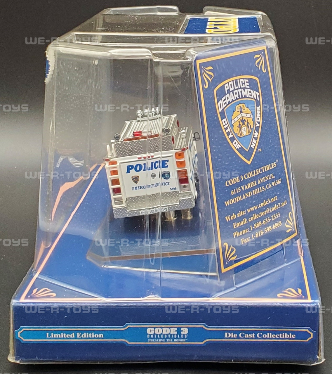 Code 3 NYPD Ferrara ESU ** Custom Built ** | eBay