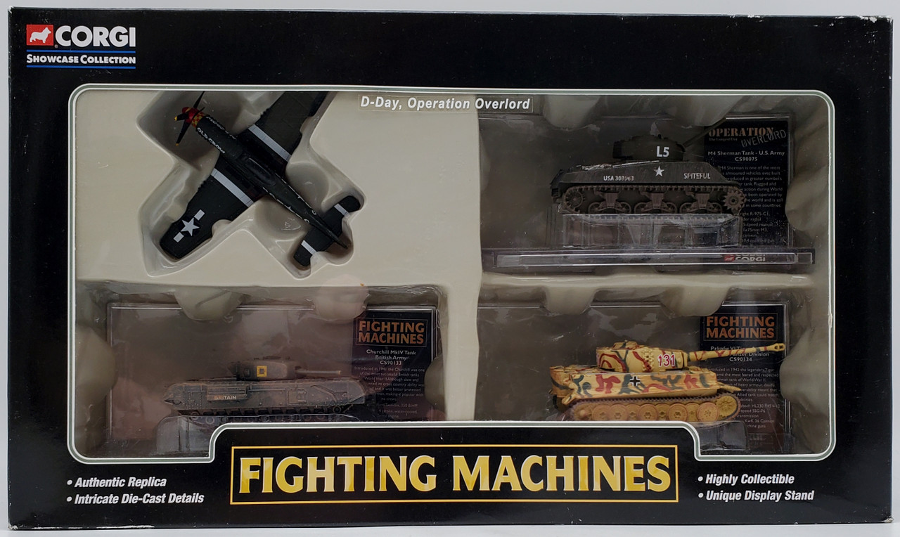 Fighting Machines Operation Overlord Vehicle Set 2003 Corgi