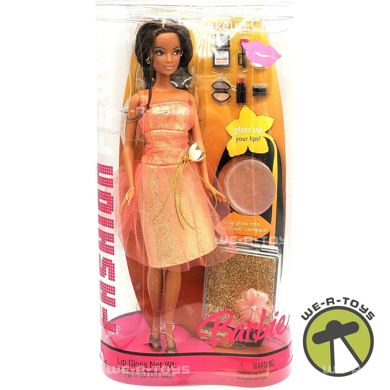Barbie Fashion Fever Perfect Peach Makeup Chic Doll 2005 Mattel J4183