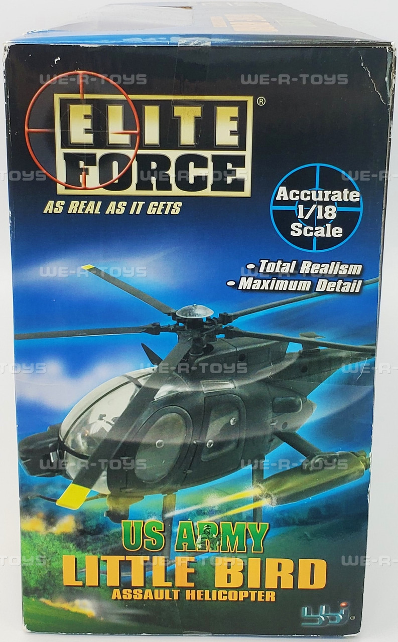 Elite Force US Army Little Bird Assault Helicopter 2002 Blue Box