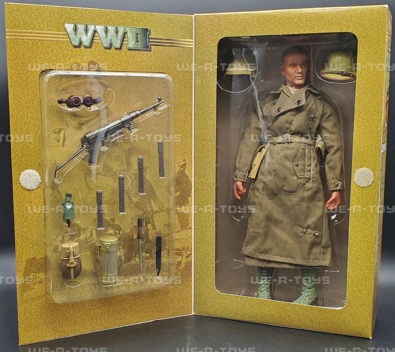 Elite Force WWII Afrikakorps Motor Cycle Recon Figure 2002 Blue