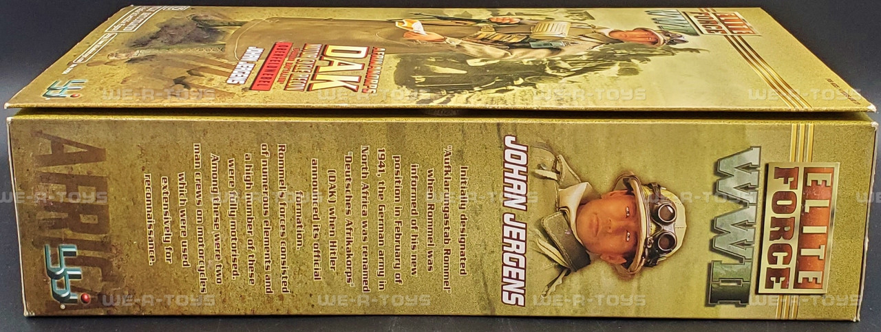 Elite Force WWII Afrikakorps Motor Cycle Recon Figure 2002 Blue