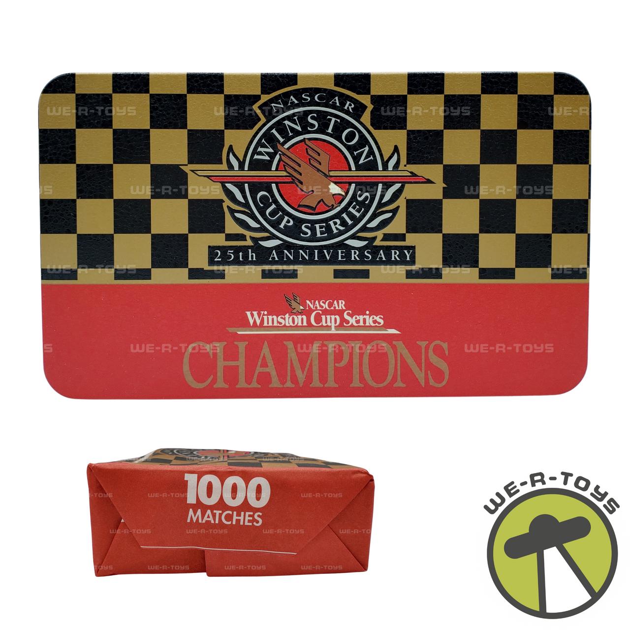 NASCAR Winston Cup Series 25th Anniversary Matchbook Tin - We-R-Toys