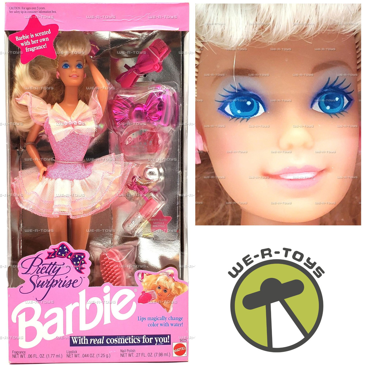 Barbie Pretty Surprise Doll with Real Cosmetics 1991 Mattel #9823