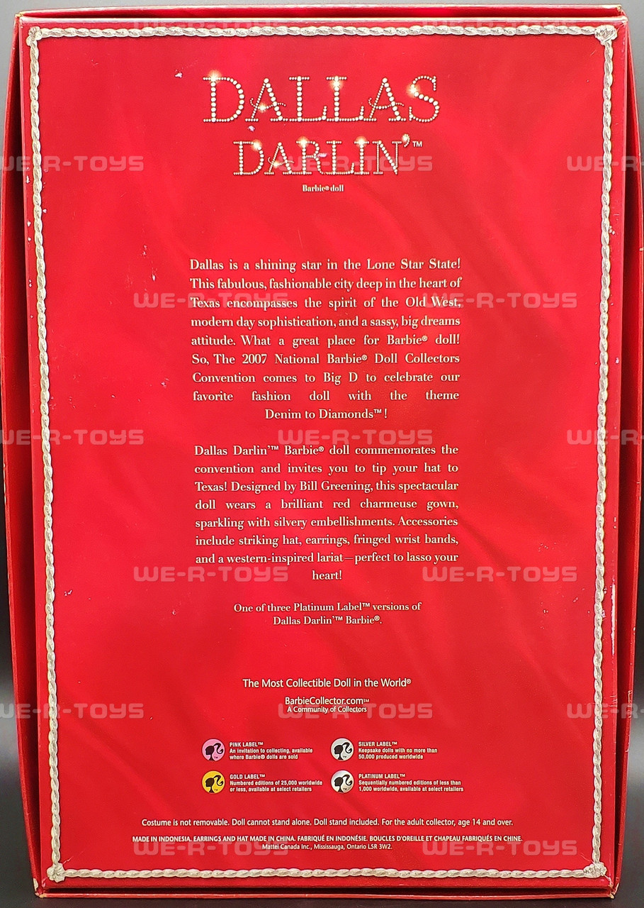 その他 DALLAS DARLIN Barbie Doll Dallas Darlin' 2007 Barbie Doll for sale online | eBay