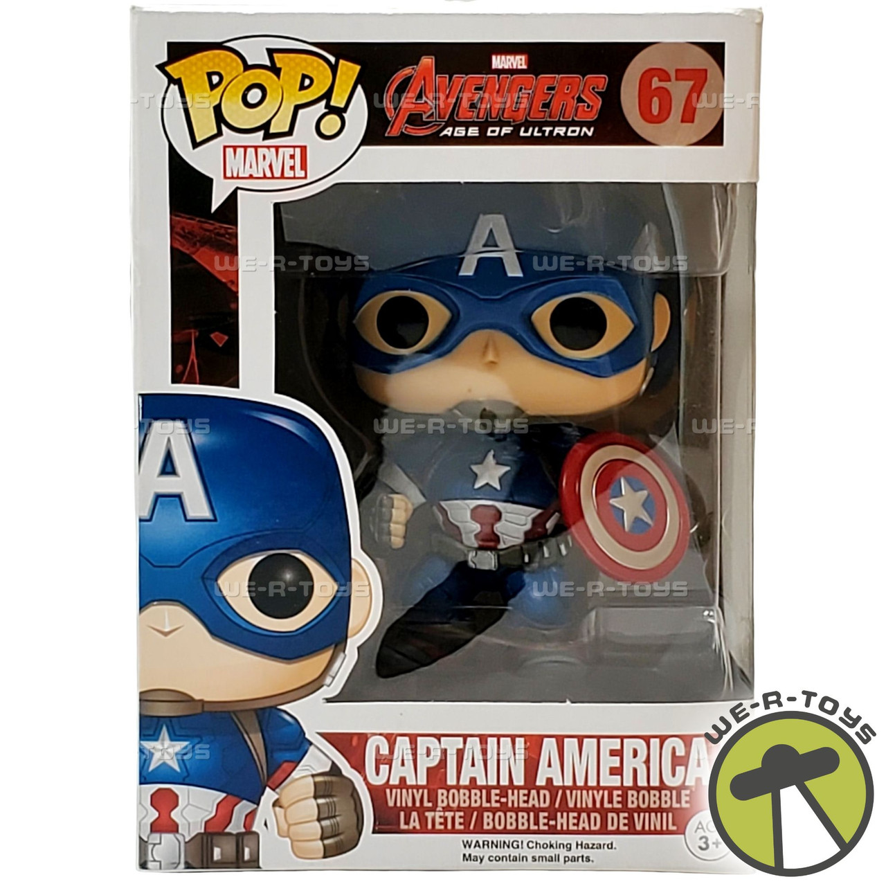 Funko POP! Marvel Avengers Age of Ultron Captain America Action