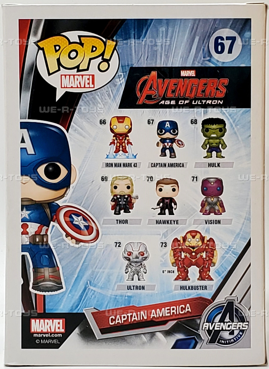 Funko POP! Marvel Avengers Age of Ultron Captain America Action