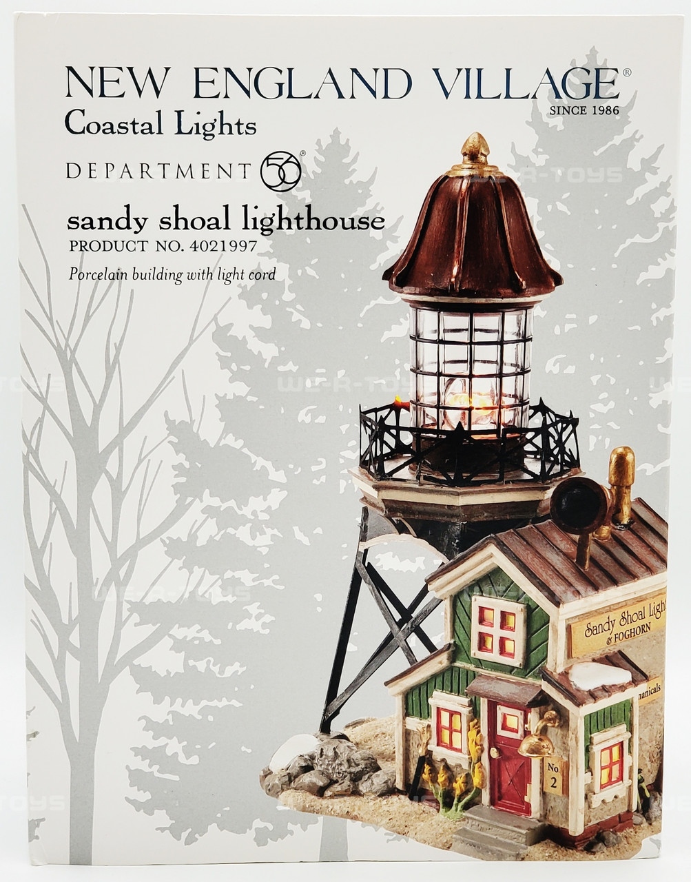 Department 56 New England Village Coastal Lights Sandy Shoal Lighthouse  4021997