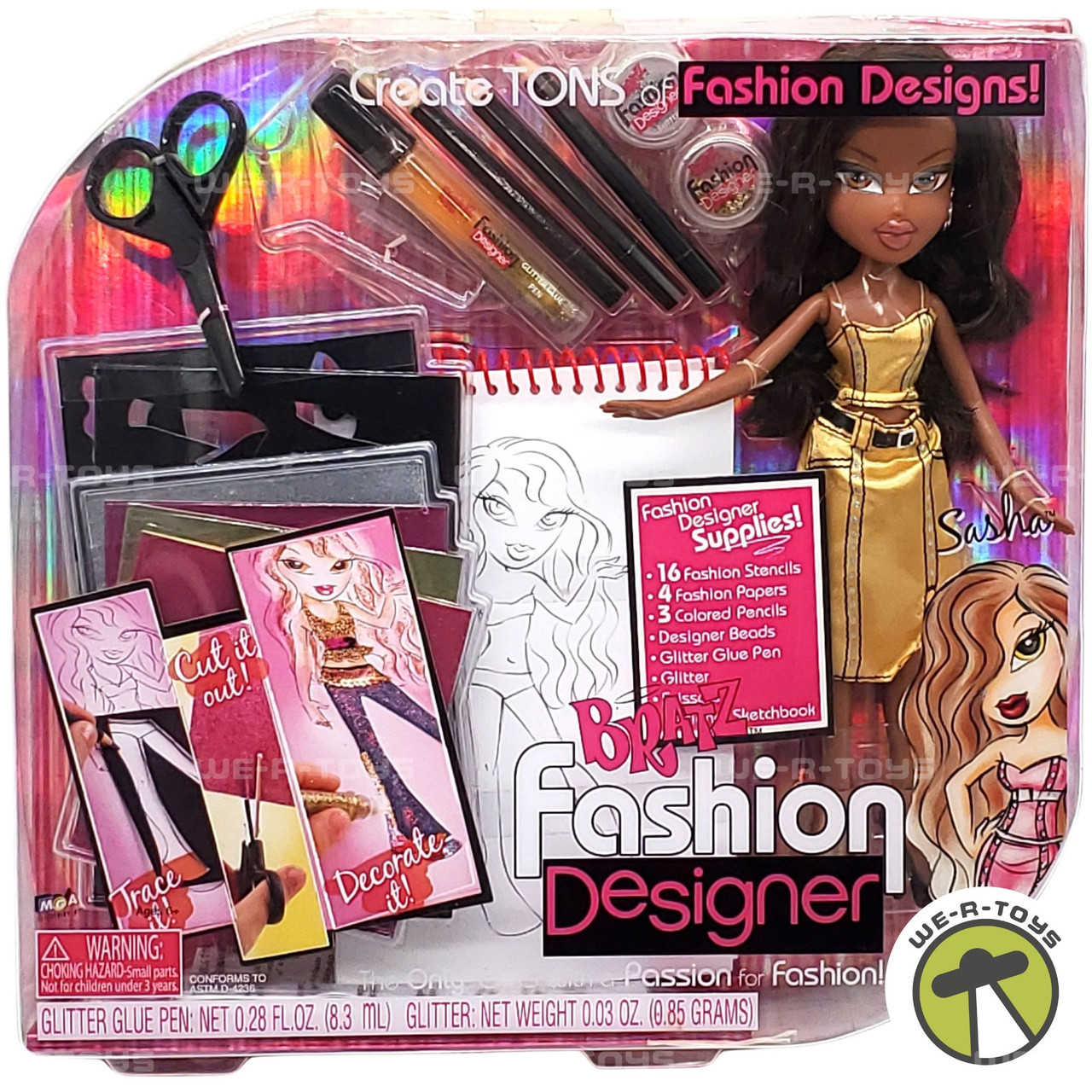 Bratz Fashion Designer Sasha Doll Design Set MGA Entertainment