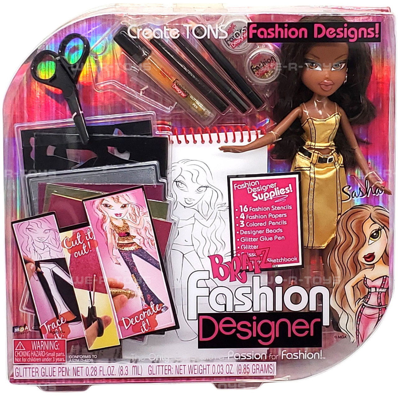 Bratz Fashion Designer Sasha Doll Design Set MGA Entertainment