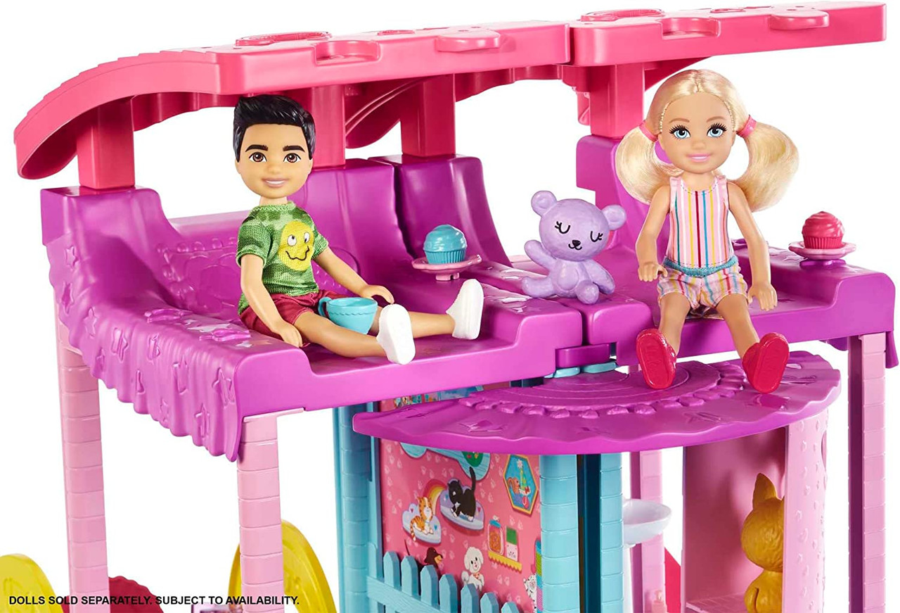 Barbie Chelsea Playhouse with Pets, Furniture and Accessories