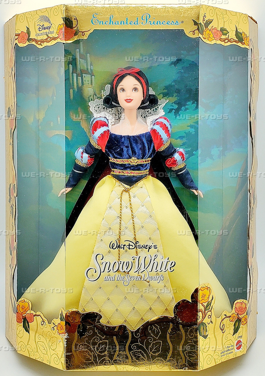Disney Collector Dolls Enchanted Princess Snow White Doll 2000 Mattel 27048 - We-R-Toys Disney Collector Dolls Enchanted Princess Snow White Doll 2000 Mattel 27048 - We-R-Toys