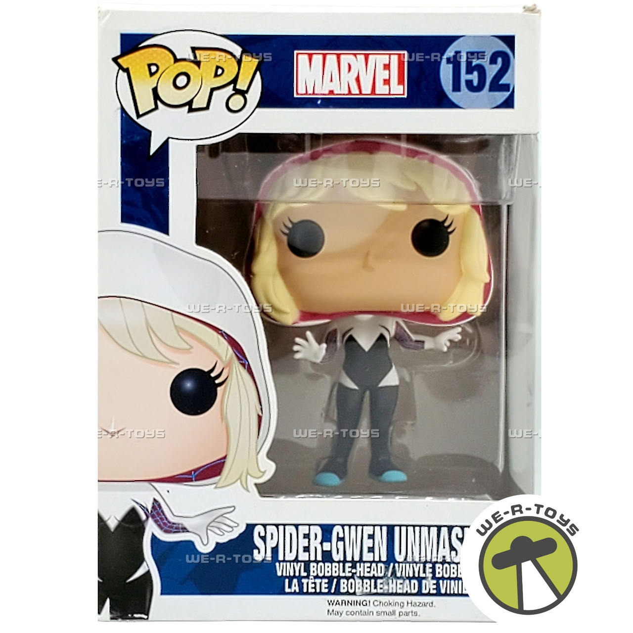 Funko POP! Spider-Gwen Unmasked Marvel 152 Vinyl Figure - We