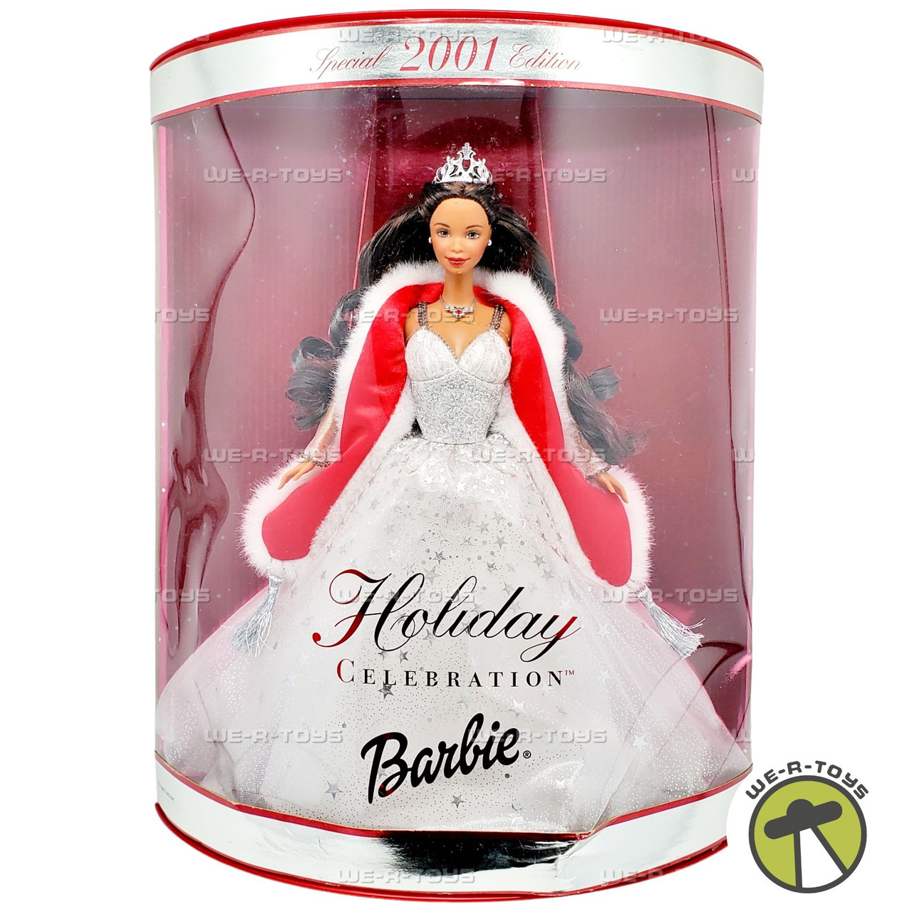 2001 Holiday Celebration Barbie Doll African American Mattel 50305 