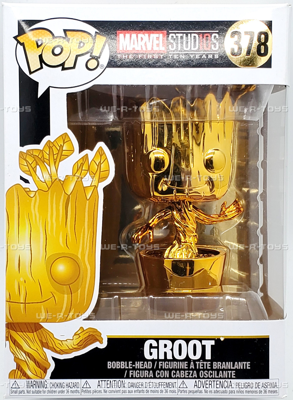 gold chrome groot pop