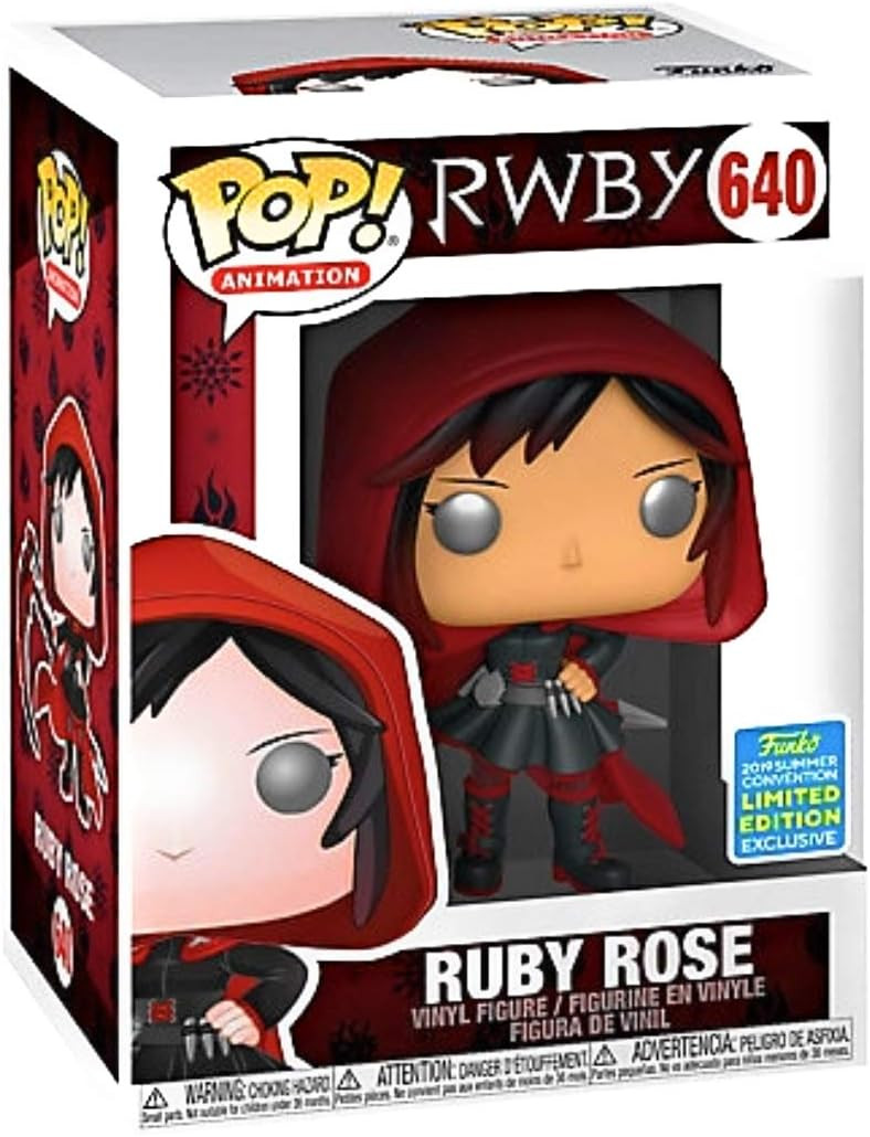 Funko Pop Animation 640 RWBY Ruby Rose Vinyl Figure SDCC 2019 Exclusive - We-R-Toys Funko Pop Animation 640 RWBY Ruby Rose Vinyl Figure SDCC 2019 Exclusive - We-R-Toys