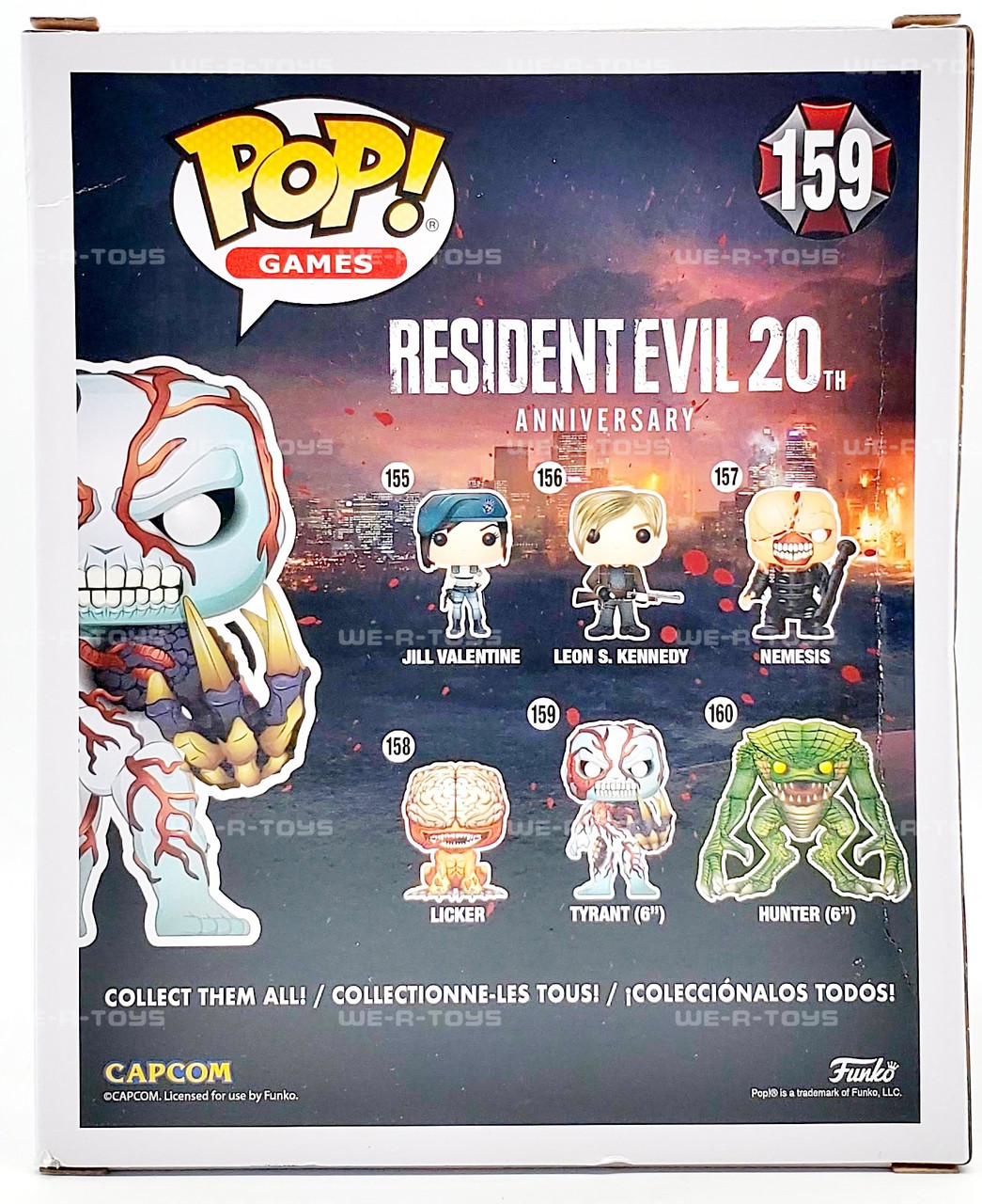 Funko Pop! Games 159 Resident Evil Tyrant Vinyl Figure Hot