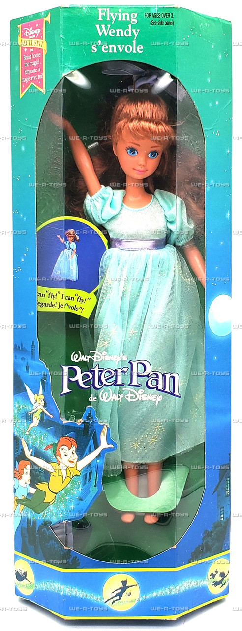 Walt Disney's Peter Pan Flying Wendy Doll 1993 Mattel #10720 - We