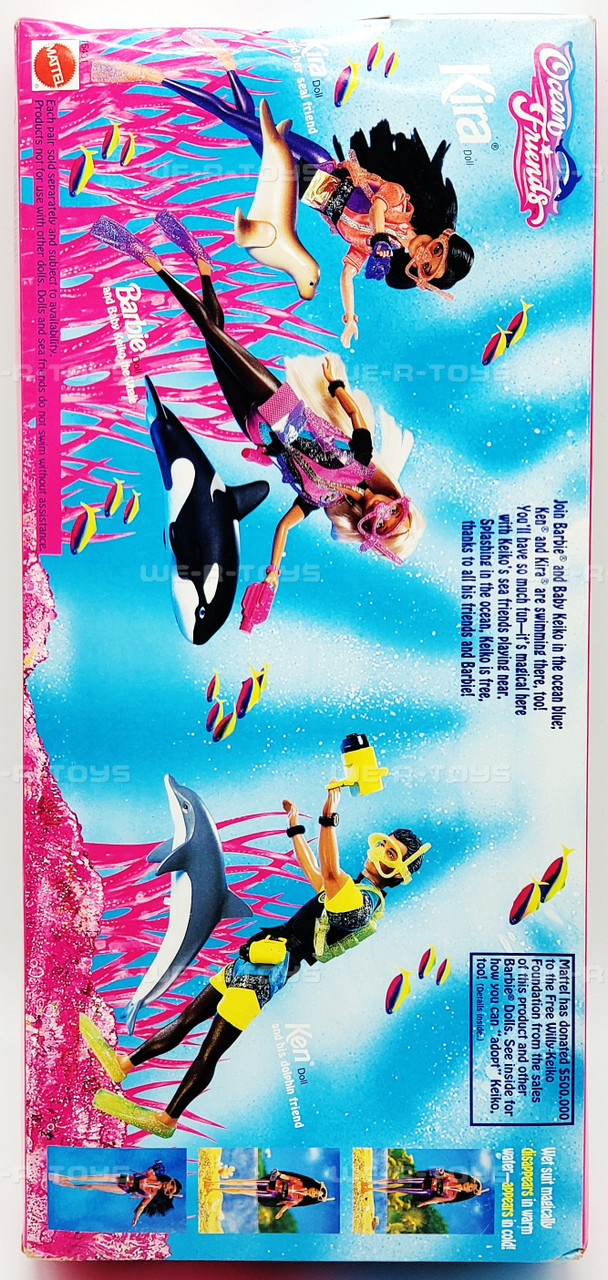 Ocean Friends Kira and her Seal Friend Barbie Doll 1996 Mattel