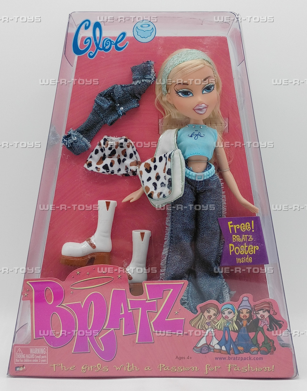 Bratz Cloe Fashion Doll 2001 MGA Entertainment 248538 NRFB We