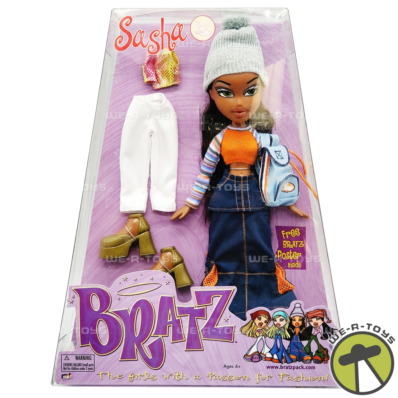 Bratz Sasha Fashion Doll First Edition V1 MGA 2001 250517 NRFB