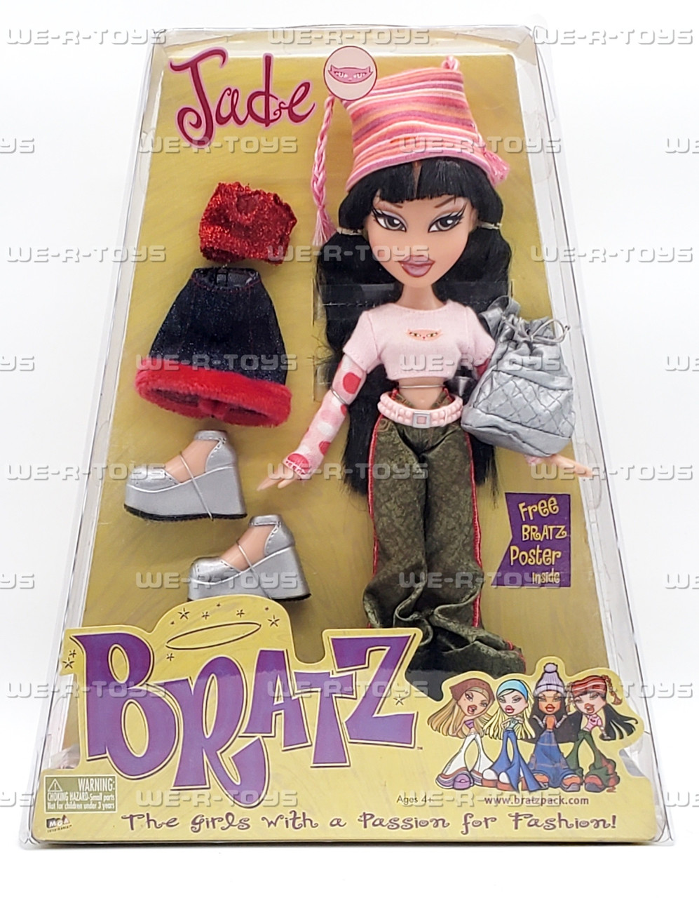 Bratz Jade Fashion Doll First Edition MGA 2001 No. 248545