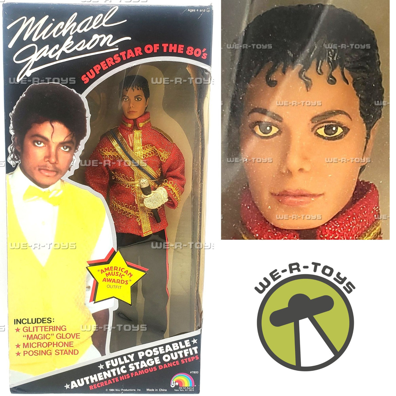 Superstar of the 80's Michael Jackson Doll 